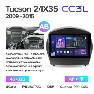 Штатная магнитола Teyes CC3L для Hyundai Tucson 2 / IX35 (2009-2015)