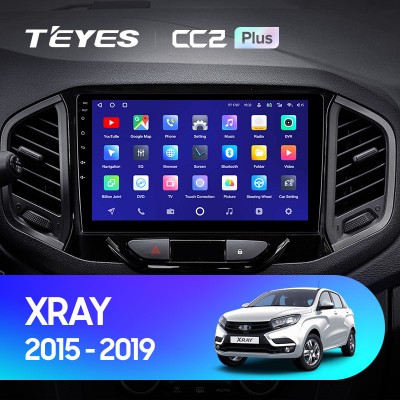 Штатная магнитола Teyes CC2 PLUS для Lada XRay (2015-2019)