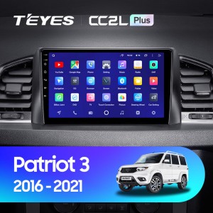 Штатная магнитола Teyes CC2 L PLUS для UAZ Patriot (2016-2021)