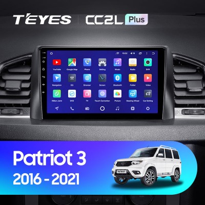 Штатная магнитола Teyes CC2 L PLUS для UAZ Patriot (2016-2021)