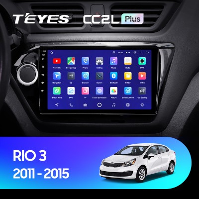 Штатная магнитола Teyes CC2 L PLUS для Kia Rio 3 (2011-2016)