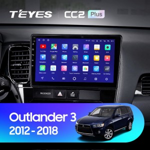 Штатная магнитола Teyes CC2 PLUS Mitsubishi  Outlander 3 (2012+)