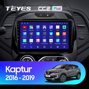 Штатная магнитола Teyes CC2 PLUS для Renault Kaptur (2016-2019)