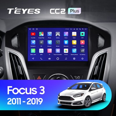 Штатная магнитола Teyes CC2 PLUS для Ford Focus 3 (2011-2019)