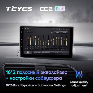 Штатная магнитола Teyes CC2 L PLUS для Audi Q3 (U8 2011-2018)