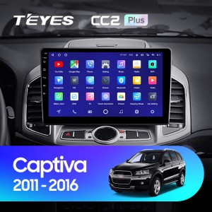 Штатная магнитола Teyes CC2 PLUS для Chevrolet Captiva (2011-2016)