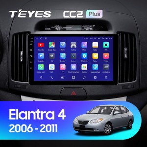 Штатная магнитола Teyes CC2 PLUS для Hyundai Elantra (2006-2012)