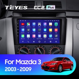 Штатная магнитола Teyes CC2 PLUS для Mazda 3 (2003-2009)