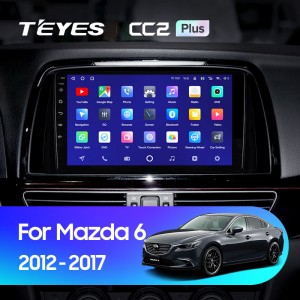 Штатная магнитола Teyes CC2 L PLUS для Mazda 6 (2012-2015)