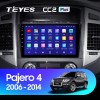 Штатная магнитола Teyes CC2 PLUS для Mitsubishi Pajero 4 (2006-2014)