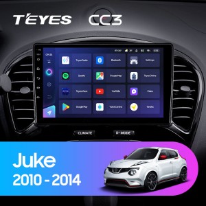 Штатная магнитола Teyes CC3L для  Nissan Juke YF15 (2010-2019)