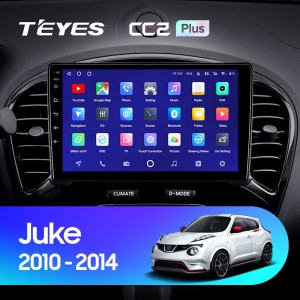 Штатная магнитола Teyes CC2 L PLUS для Nissan Juke YF15 (2010-2019)