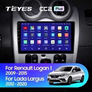 Штатная магнитола Teyes CC2 L PLUS для Renault Logan 1 (2010-2015)