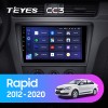 Штатная магнитола Teyes CC3L для Skoda Rapid 1 (2012-2020)