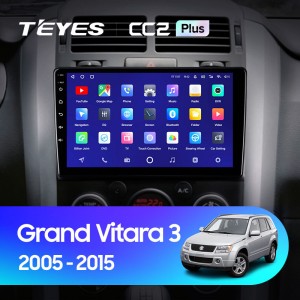 Штатная магнитола Teyes CC2 PLUS для Suzuki Grand Vitara 3 (2005-2015)
