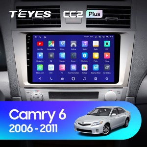 Штатная магнитола Teyes CC2 PLUS  для Toyota Camry XV40 (2006-2011)