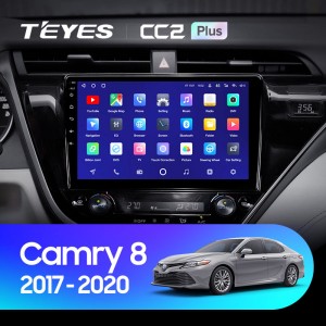 Штатная магнитола Teyes CC2 PLUS  для Toyota Camry 70 (2017-2020)
