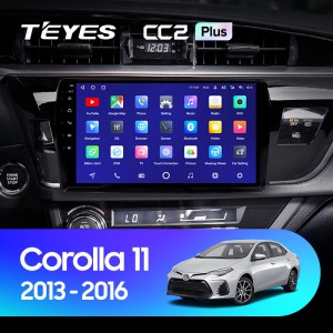 Штатная магнитола Teyes CC2 PLUS  для Toyota Corolla 11 (2013-2016)