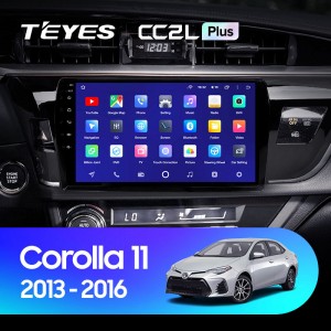 Штатная магнитола Teyes CC2 L PLUS для Toyota Corolla 11 (2013-2016)