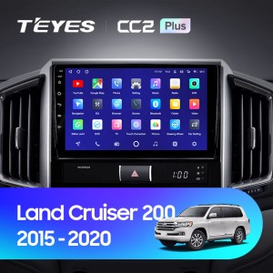 Штатная магнитола Teyes CC2 PLUS для Toyota Land Cruiser 200 Restyle (2015-2020)