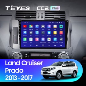 Штатная магнитола  Teyes CC2 PLUS для Toyota Land Cruiser Prado 150 Restyle (2013-2017)  