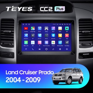 Штатная магнитола Teyes CC2 PLUS для Toyota Land Cruiser Prado 150 (2002-2009)