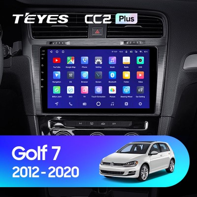 Штатная магнитола Teyes CC2 PLUS для Volkswagen Golf 7 (2012-2017)