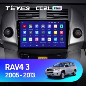 Штатная магнитола Teyes CC2 L PLUS для Toyota Rav 4 (2005-2013)