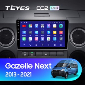 Штатная магнитола Teyes CC2 PLUS для GAZ Gazelle Next (2013-2021)