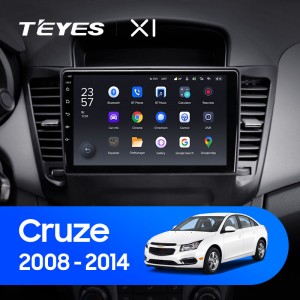 Штатная магнитола Teyes X-1 для Chevrolet Cruze (2008-2014)