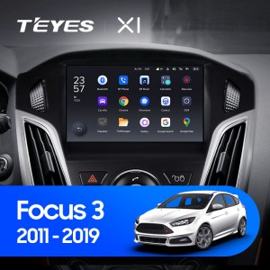 Штатная магнитола Teyes X-1 для Ford Focus 3 (2011-2019)