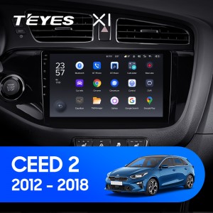 Штатная магнитола Teyes X-1 для Kia Ceed (2012-2018)