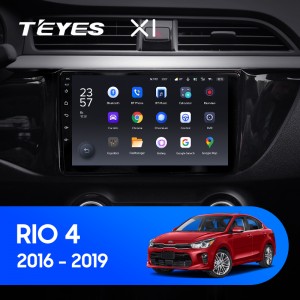 Штатная магнитола Teyes X-1 для Kia Rio 4 (2016-2019)