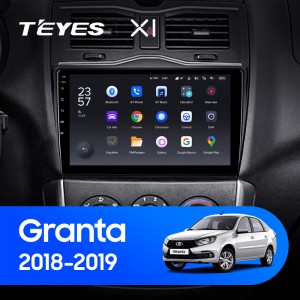 Штатная магнитола Teyes X-1 для Lada Granta (2018+)