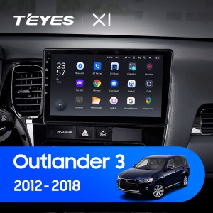 Штатная магнитола Teyes X-1 для Mitsubishi Outlander 3 (2012+)