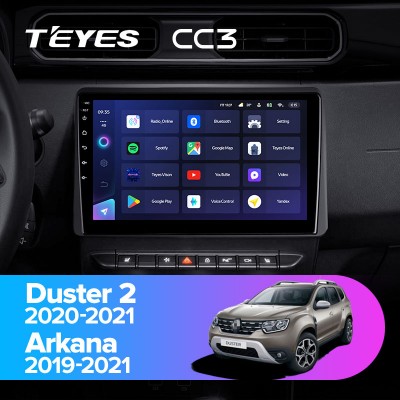 Штатная магнитола Teyes CC3L для Renault Duster 2 (2020+)