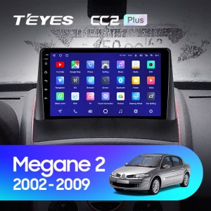 Штатная магнитола Teyes CC2 PLUS для Renault Megane 2 (2002-2009)