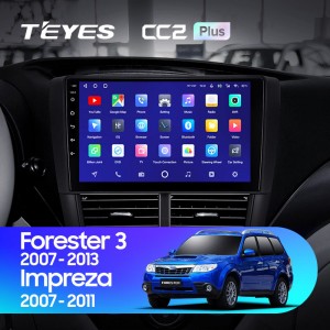 Штатная магнитола Teyes CC2 PLUS для Subaru Forester 3 SH (2007-2013) 