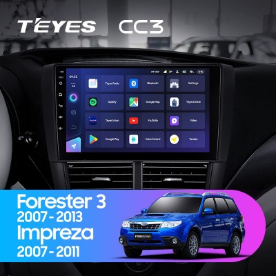 Штатная магнитола Teyes CC3 (2K) для Subaru XV (2011-2016)