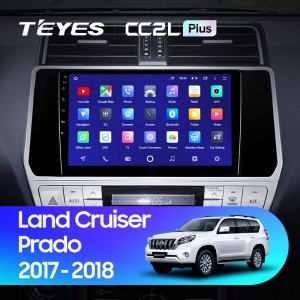 Штатная магнитола Teyes CC2 L PLUS для Toyota Land Cruiser Prado 150 Restyle (2013-2017)  