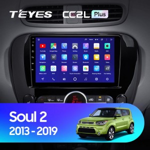 Штатная магнитола Teyes CC2 L PLUS для Kia Soul (2013-2019)
