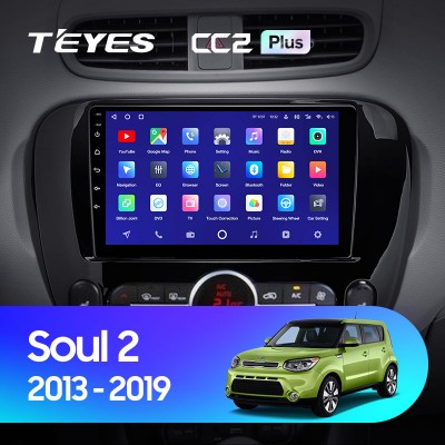 Штатная магнитола Teyes CC2 PLUS для Kia Soul (2013-2019)