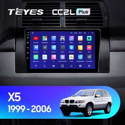 Штатная магнитола Teyes CC2 L PLUS для BMW X5 (1999-2006)