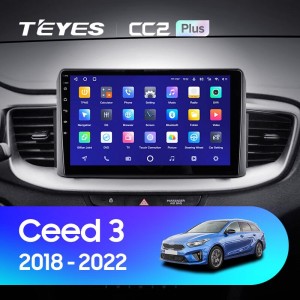 Штатная магнитола Teyes CC2 L PLUS для Kia Ceed 3 CD (2018-2022)