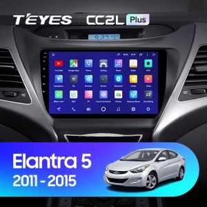 Штатная магнитола Teyes CC2 L PLUS для Hyundai Elantra 5 (JK) (2010-2016)