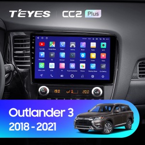 Штатная магнитола Teyes CC2 PLUS Mitsubishi  Outlander 3 (2018-2021)