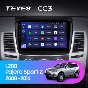 Штатная магнитола Teyes CC3L для Mitsubishi Pajero Sport 2 L200 Triton (2008-2016)