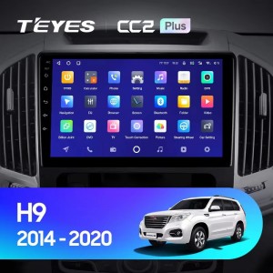 Штатная магнитола Teyes CC2 PLUS для GREAT WALL For Hover Haval H9 (2014-2020)