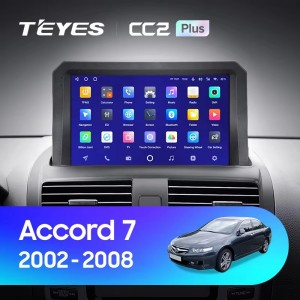 Штатная магнитола Teyes CC2 PLUS для Honda Accord 7 (2002-2008)