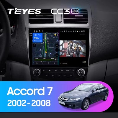 Штатная магнитола Teyes CC3 (2K) для Honda Accord 7 (2002-2008)